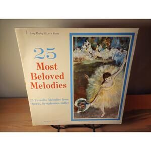 Various 25 Most Beloved Melodies LP Vinyl Record